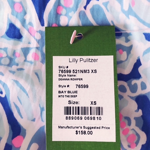 NWT Lilly Pulitzer romper - Picture 2 of 2